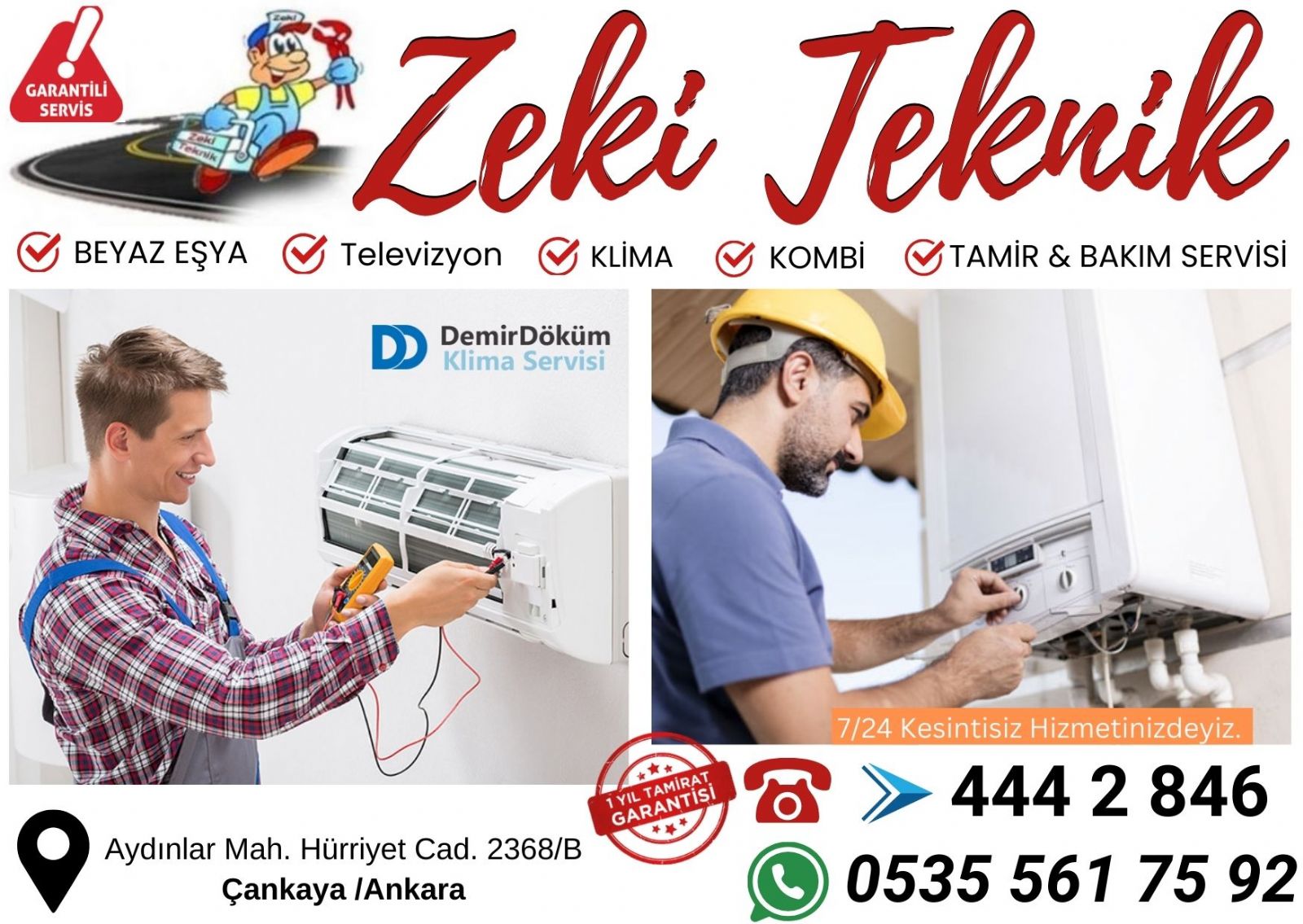 Dikmen Demirdöküm Servisi